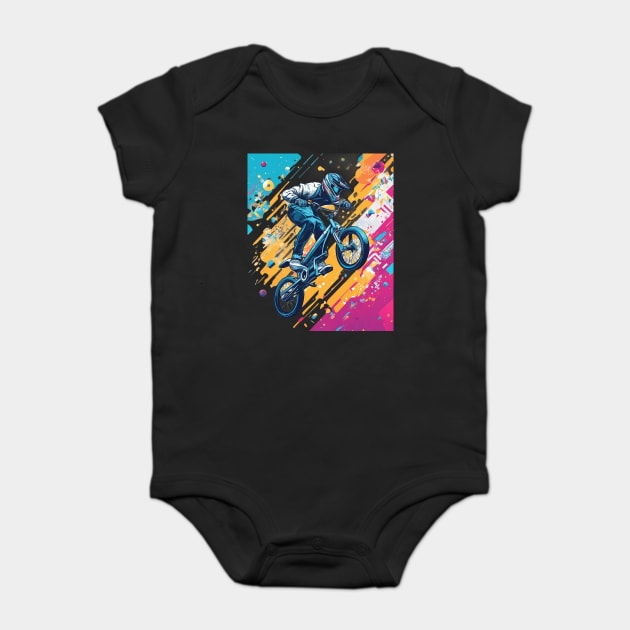 Bike is My Life Baby Bodysuit by animegirlnft